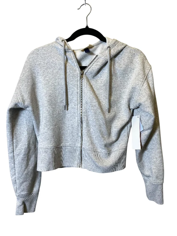 Sweatshirt for festive trips -Sweatshirt Hoodie By Universal Thread In Grey, Size: Xs