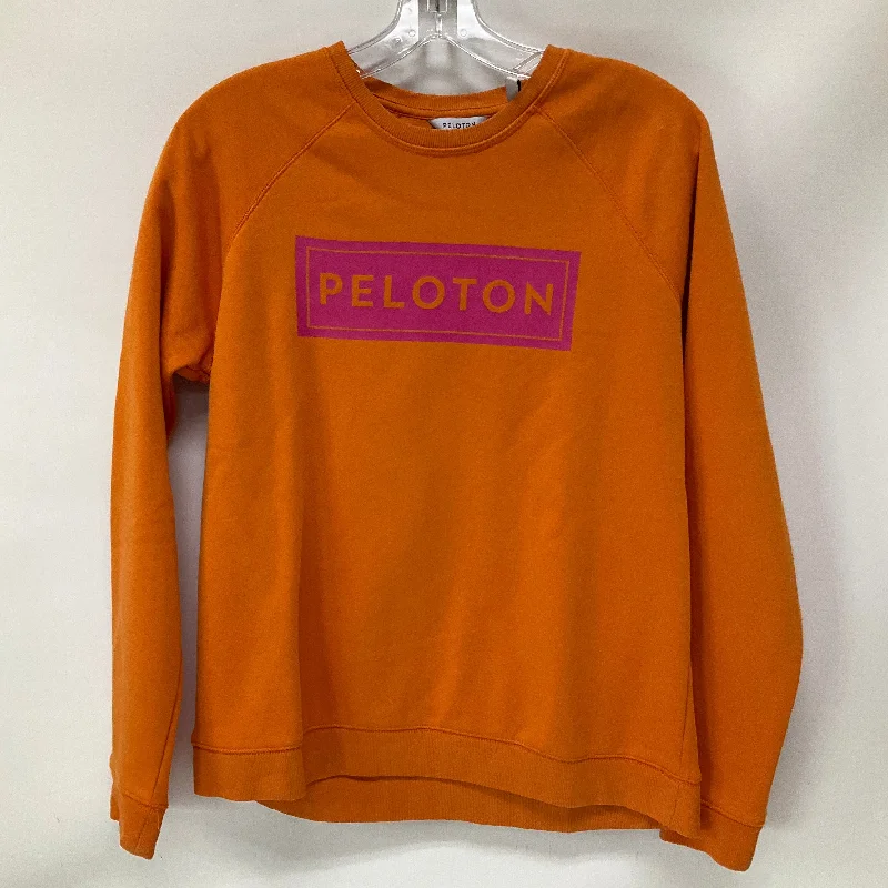 Sweatshirt for beach walks -Sweatshirt Crewneck By Pendleton In Orange, Size: S