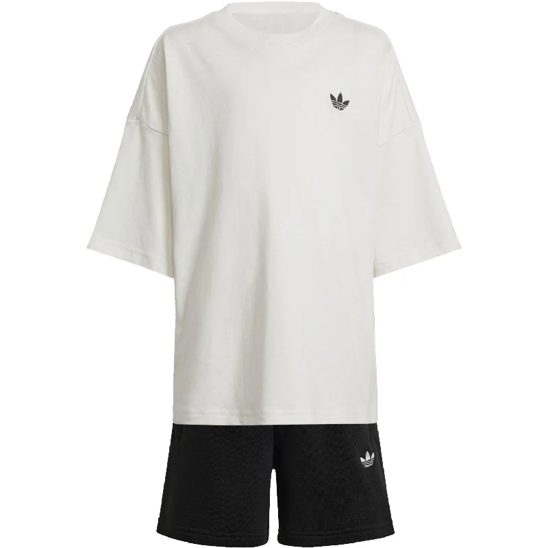 Low-rise cargo shorts casual -adidas Originals White/Black Lk Dy Mm Shorts Set