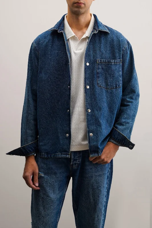 Jacket for beach walks -DENIM SHACKET