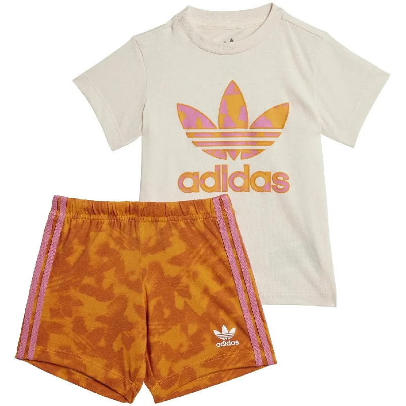 Mesh-lined chino shorts airy -adidas Originals Wonder White Shorts Tee Set