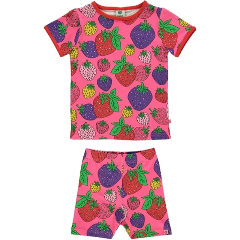 Cargo swim shorts versatile -Småfolk Pink Strawberry T-shirt & Shorts Set