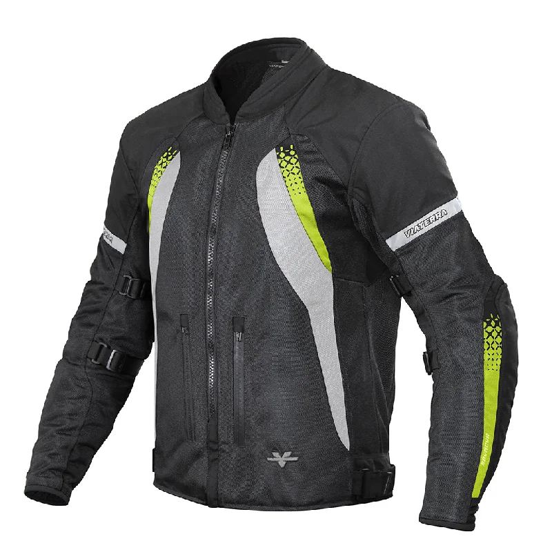 Jacket with leaf print -SPENCER – STREET MESH MOTORCYCLE RIDING JACKET