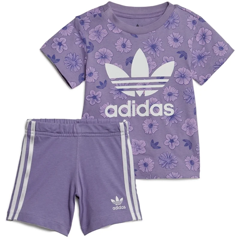 Reflective shorts night safety -adidas Originals Maglil / Multi Color Shorts Tee Set