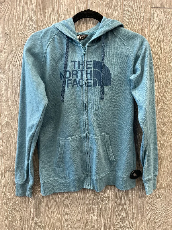 Sweatshirt with thin cuffs -Sweatshirt Hoodie By The North Face In Blue, Size: S