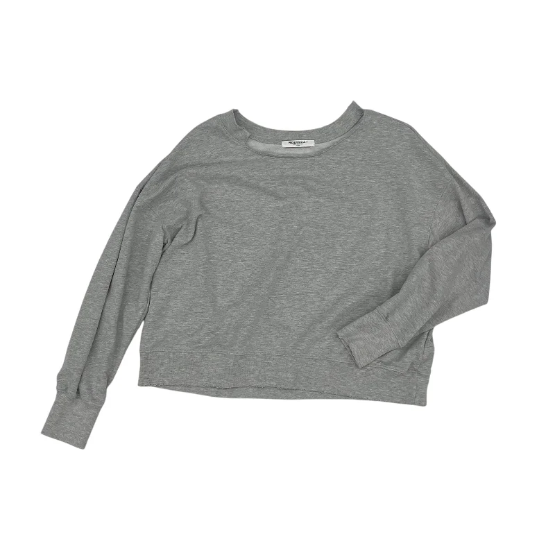 Sweatshirt for beach outings -Sweatshirt Crewneck By Project Social Tee In Grey, Size:S