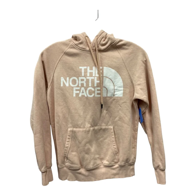 Sweatshirt for cold mornings -Athletic Sweatshirt Hoodie By The North Face In Pink, Size:S