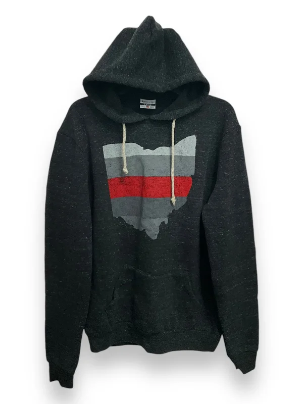 Sweatshirt with block cuffs -Sweatshirt Hoodie By Cmc In Grey, Size: L