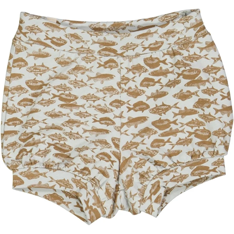 Wide-leg running shorts loose -Wheat Dusty Dove Fish Issa Shorts