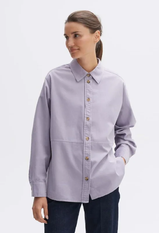 Jacket for beach evenings -Fleandra Corduroy Overshirt