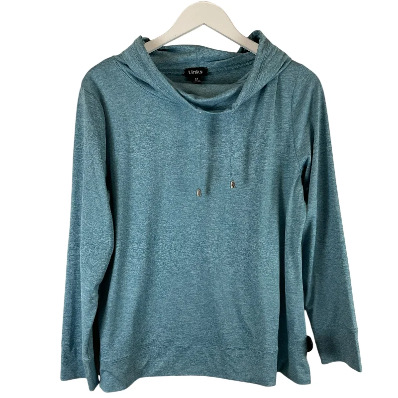 Sweatshirt for morning events -Sweatshirt Hoodie By Cme In Blue, Size: M