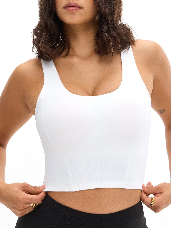 Crystal Crop V2 - White