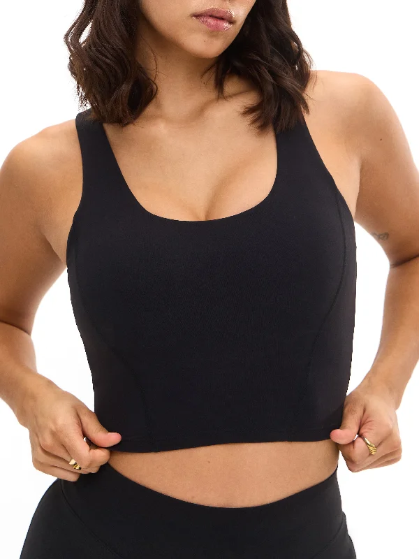 Crystal Crop V2 - Onyx Black