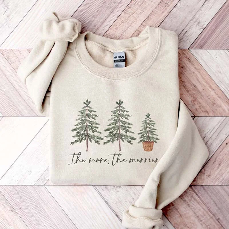 Sweatshirt for spring trips -Christmas Pregnancy Announcement Sweatshirt