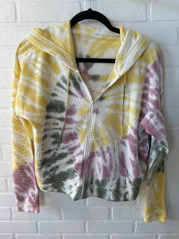 Sweatshirt for family walks -Sweatshirt Hoodie By Old Navy In Tie Dye Print, Size: S