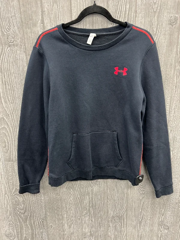 Sweatshirt for fall outings -Athletic Sweatshirt Crewneck By Under Armour In Black, Size: M