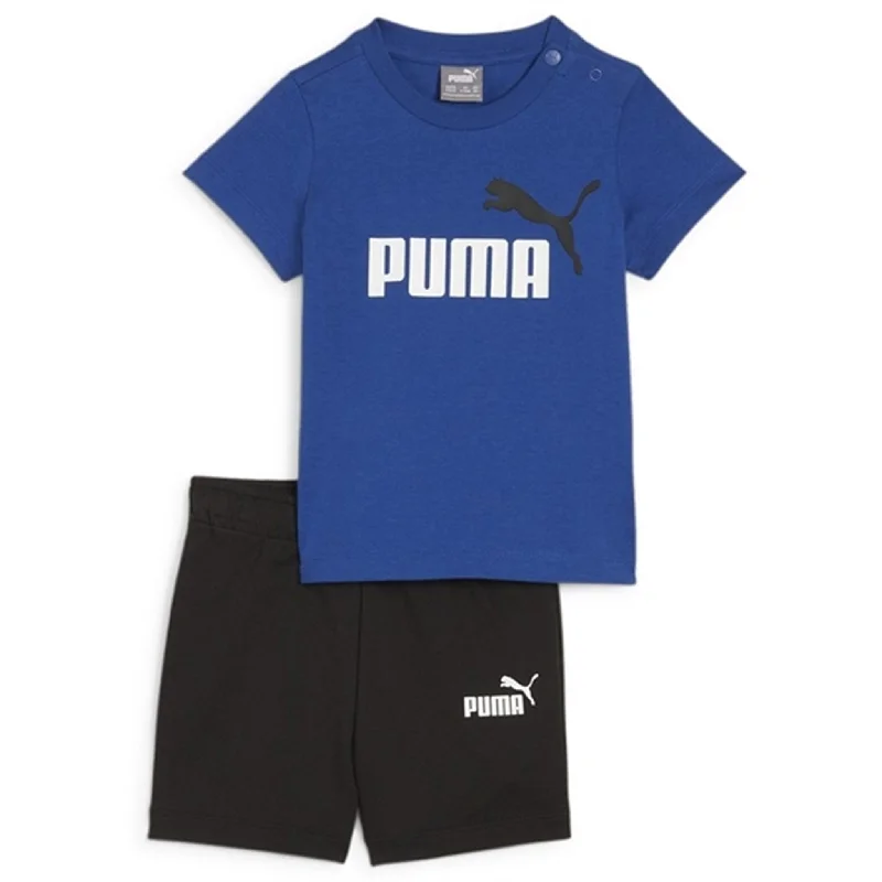 Animal print chino shorts wild -Puma Minicats T-Shirt And Shorts Set Blue