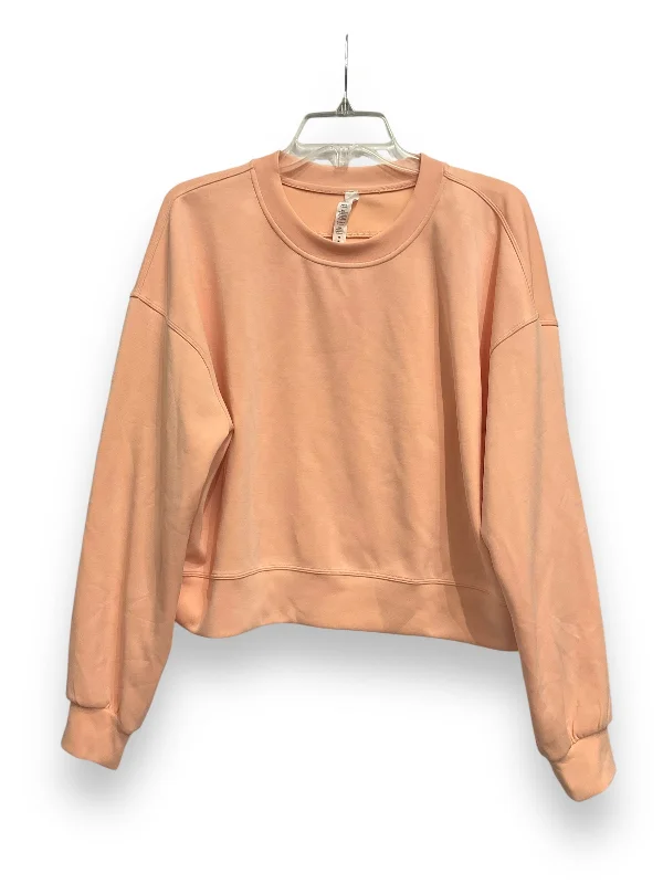 Sweatshirt for summer trips -Sweatshirt Crewneck By Lululemon In Peach, Size: M