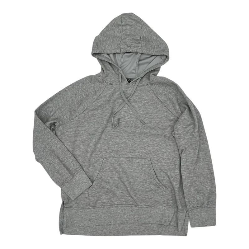 Sweatshirt with sun hem -Sweatshirt Hoodie By Athletic Works In Grey, Size:Xl