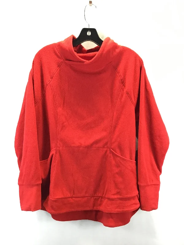 Sweatshirt for cozy walks -Sweatshirt Crewneck By St Johns Bay In Red, Size: Xl