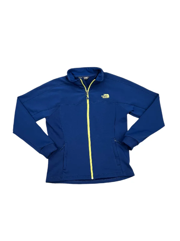 Sweatshirt with long tie -Athletic Sweatshirt Crewneck By The North Face In Blue, Size: L