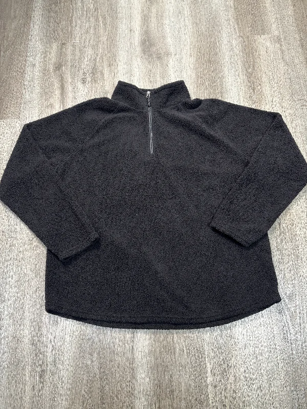 Sweatshirt for holiday trips -Sweatshirt Collar By 32 Degrees In Black, Size: Xxl