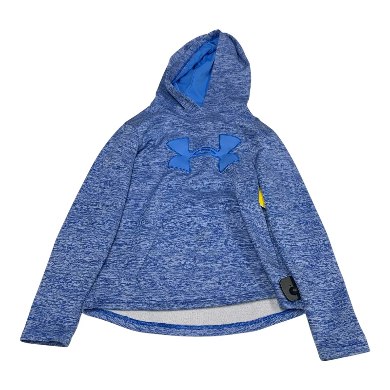 Sweatshirt with thin cuffs -Athletic Sweatshirt Hoodie By Under Armour In Blue, Size: Xs