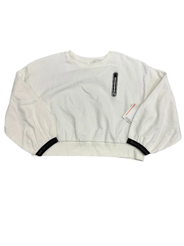 Sweatshirt with deep hem -Sweatshirt Crewneck By Cmc In White, Size: 2x