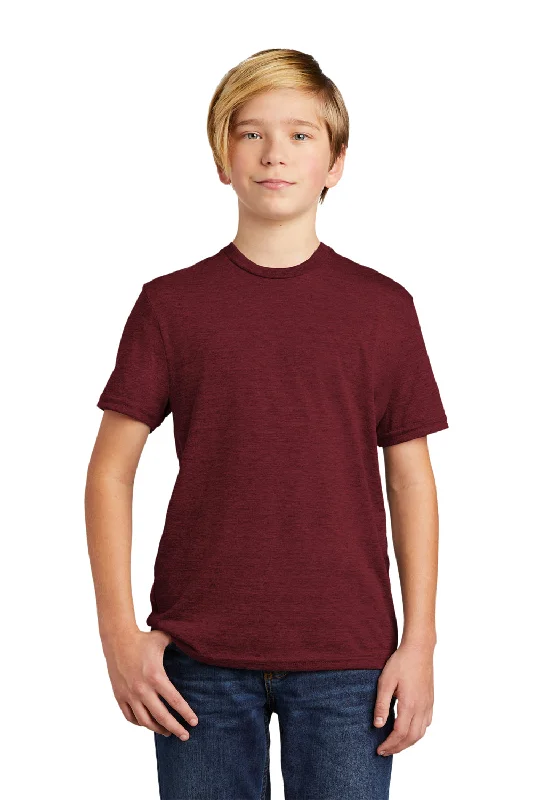 T-shirts with balloon designs -Allmade Youth Short Sleeve Crewneck T-Shirt - Vino Red