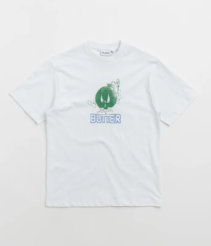 T-shirts for teachers witty -Butter Goods Bomb T-Shirt - White