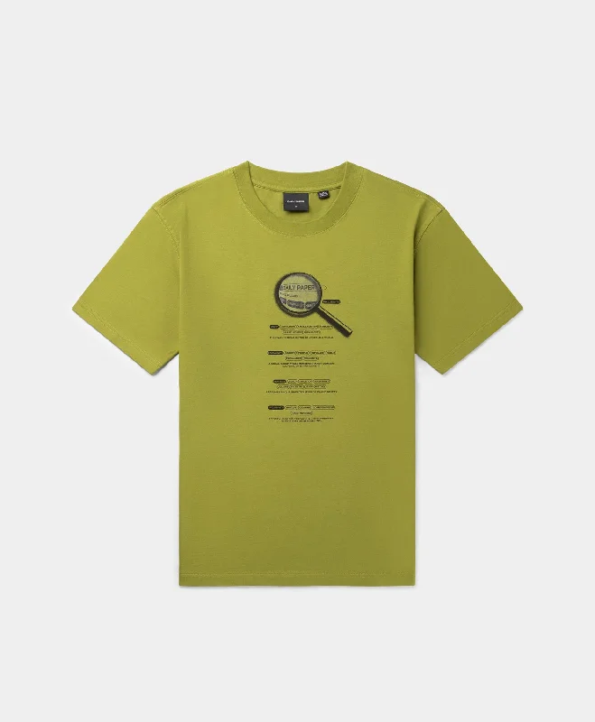 Blend fabric T-shirts versatile -Cardamom Green Search T-Shirt