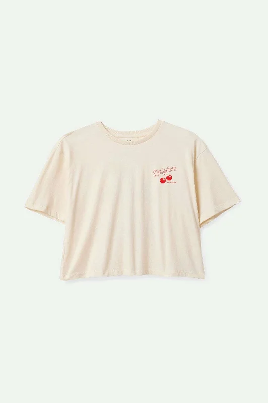 T-shirts for brew fans -Cherry Skimmer S/S T-Shirt - Off White