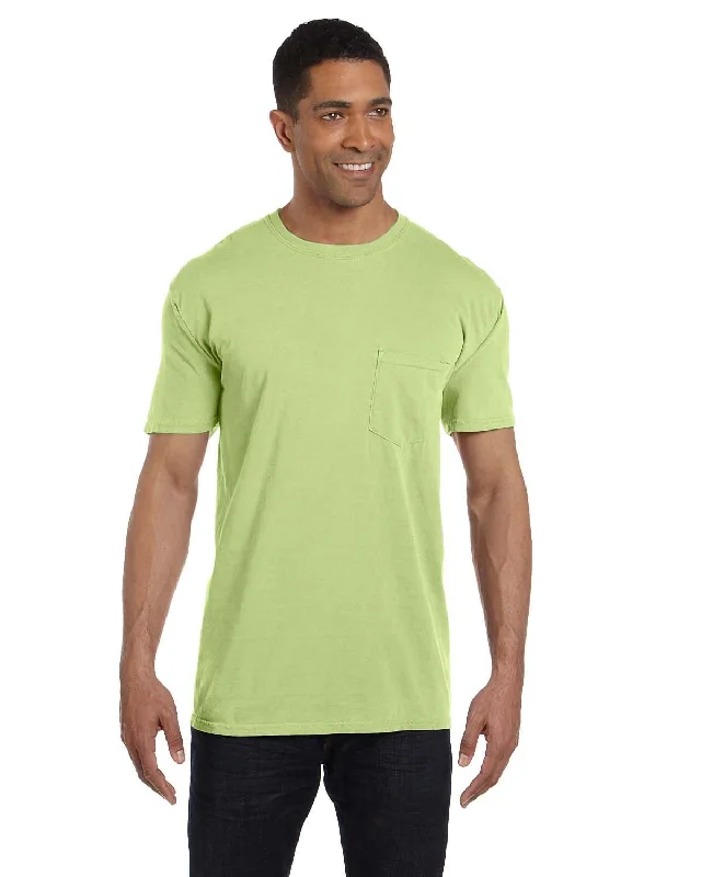 T-shirts for artists bold -Comfort Colors Garment-Dyed Pocket T-Shirt | Celadon