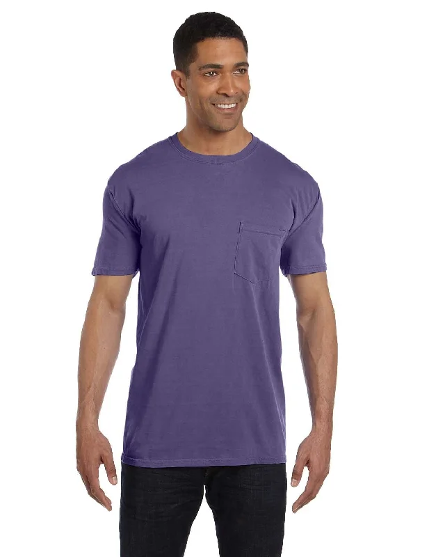 T-shirts for car racers -Comfort Colors Garment-Dyed Pocket T-Shirt | Grape