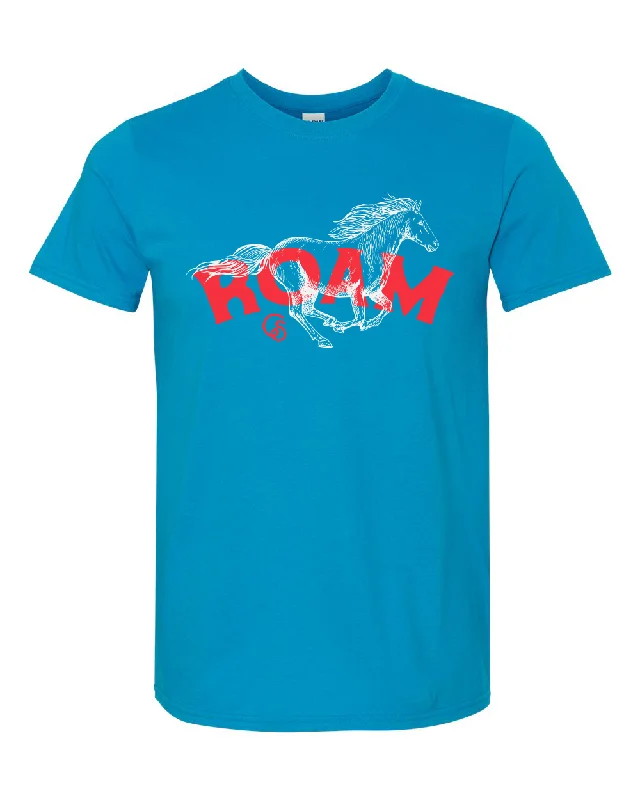 T-shirts for daisy lovers -COWBOY SH*T- Roam Sapphire Tee