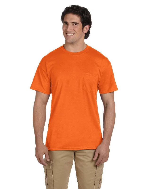 T-shirts for farm life -Gildan DryBlend 50/50 Pocket T-Shirt | S Orange