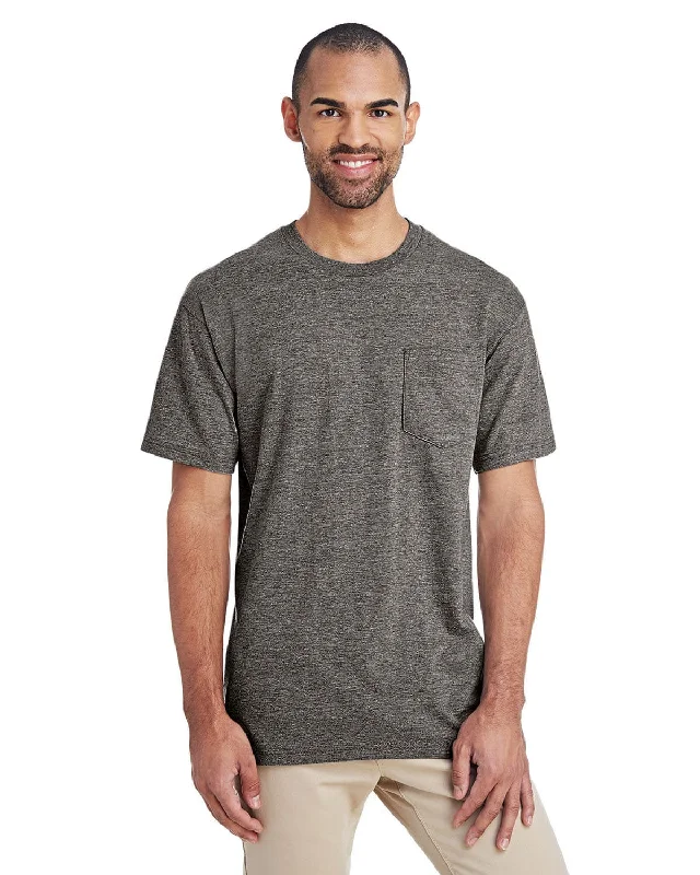 T-shirts for gardeners cool -Gildan Hammer T-Shirt with Pocket | Graphite Heather