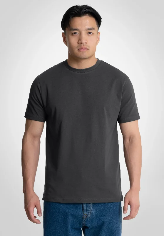 T-shirts with fox art -Heavy Regular Fit Tee - Slate Grey