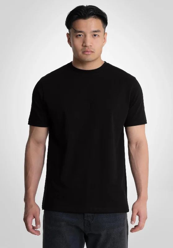 T-shirts for lumberjack vibes -Heavy Regular Fit Tee - Black