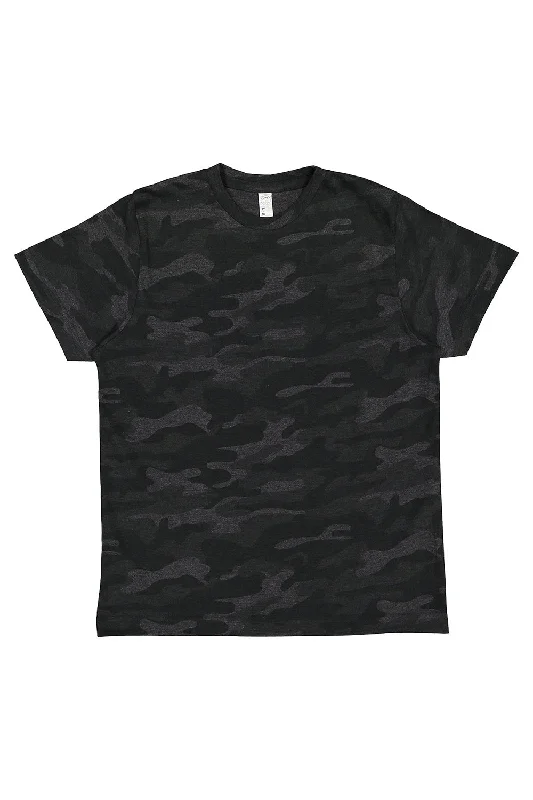 T-shirts with unicorn graphics -LAT Youth Fine Jersey Short Sleeve Crewneck T-Shirt - Storm Camo