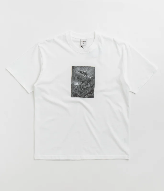 T-shirts for dance floors -Lurpiv Sci-Fi Hanger T-Shirt - White