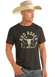 T-shirts with moon phases -PANHANDLE RRD RODEO GRAPHIC TEE