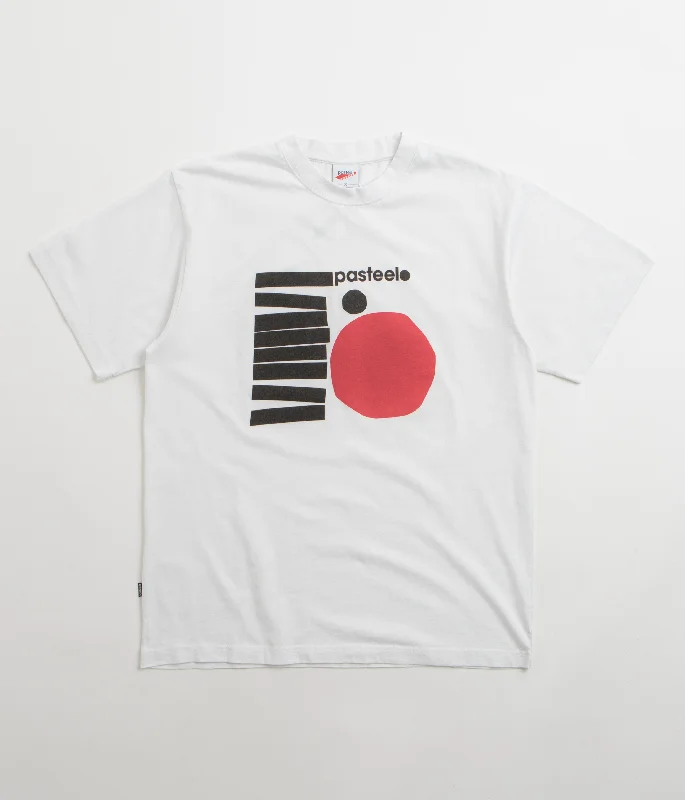 T-shirts for step fans -Pasteelo Jazzy T-Shirt - White