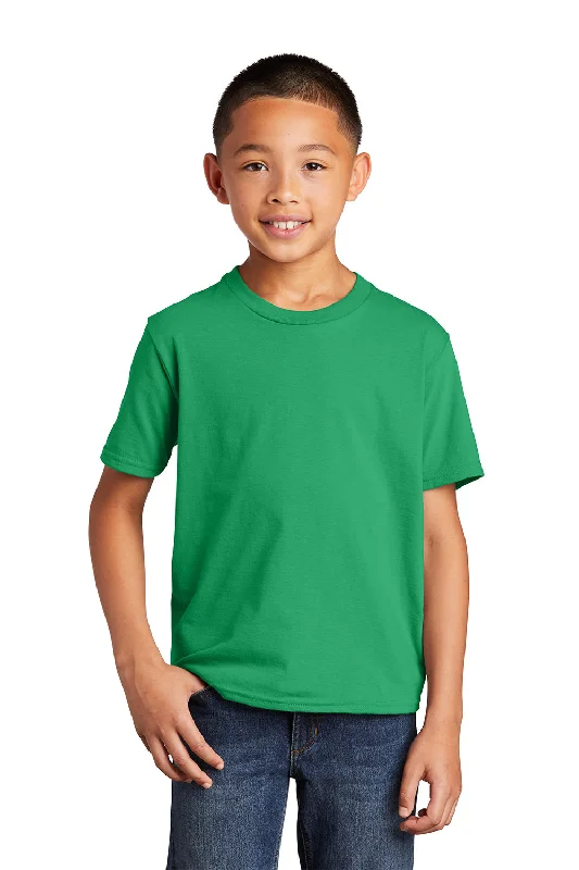 T-shirts for luxury vibes -Port & Company Youth Fan Favorite Short Sleeve Crewneck T-Shirt - Athletic Kelly Green