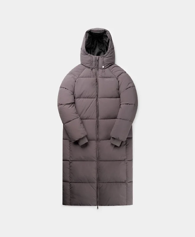 T-shirts with spray can -Rabbit Grey Relaxed Long Puffer