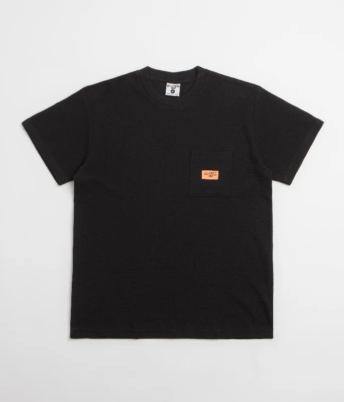 T-shirts for Valentine fans -Service Works Waffle Pocket T-Shirt - Black