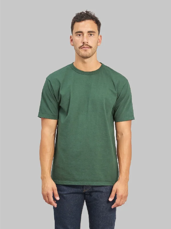 T-shirts with cupid designs -The Strike Gold Loopwheeled T-Shirt Green