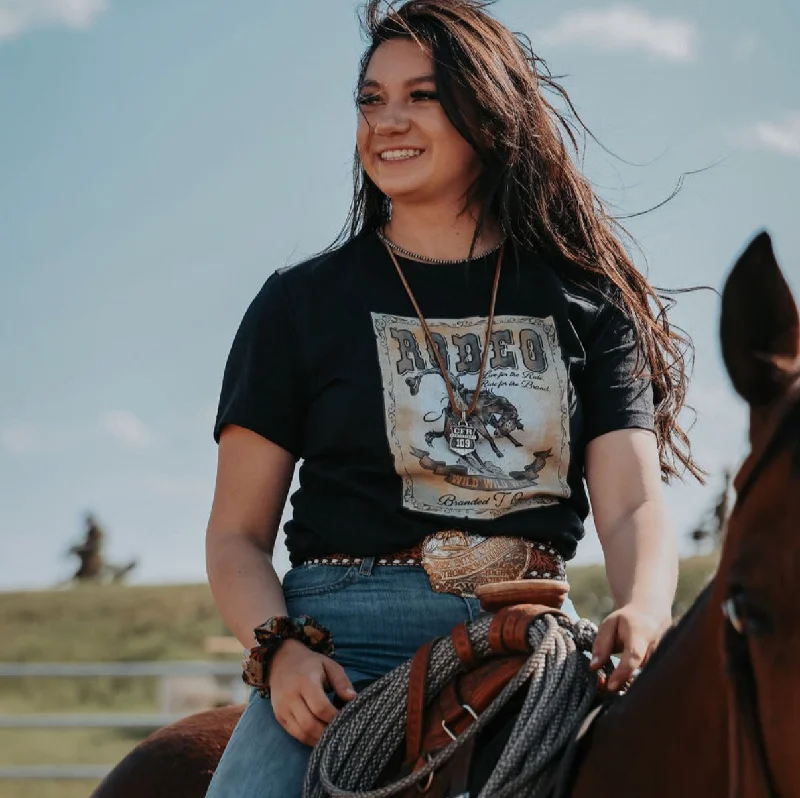 T-shirts with cowboy vibes -TIN & TURQUOISE- Vintage Rodeo Tee