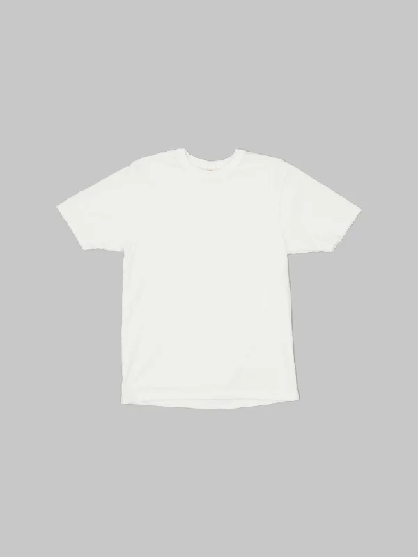 T-shirts for history buffs -UES No.8 Slub Nep Short Sleeve T-Shirt White