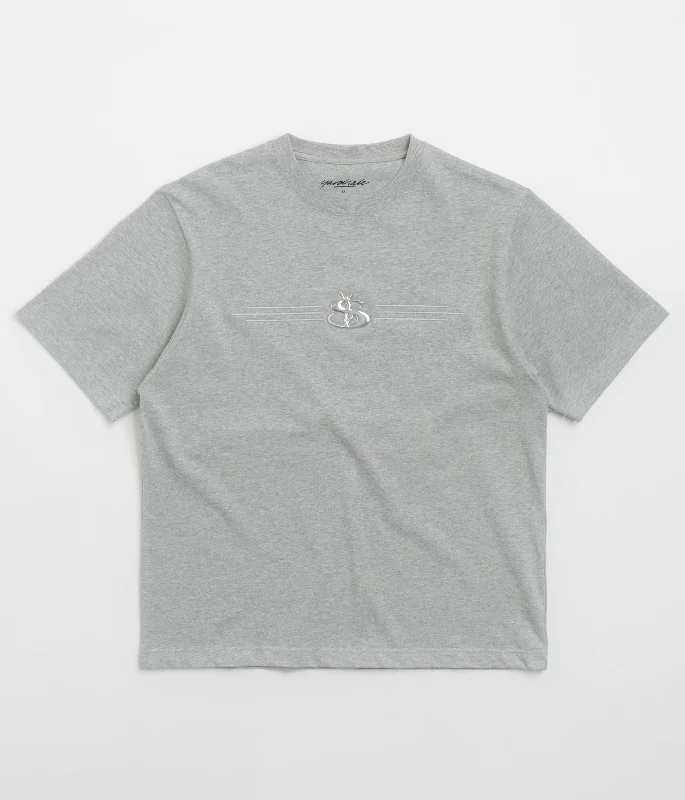 T-shirts with shell prints -Yardsale Pearl T-Shirt - Grey